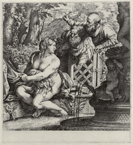 Susana y los ancianos de Annibale Carracci